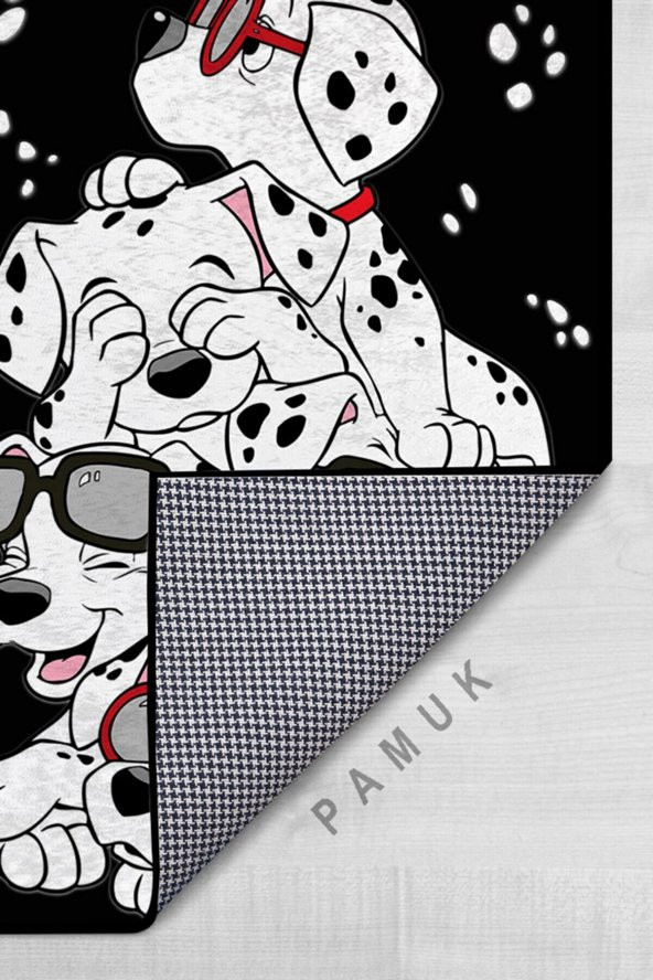 elleser Dekoratif Yıkanabilir Kaymaz Pamuk Tabanlı Çocuk Halısı - 3