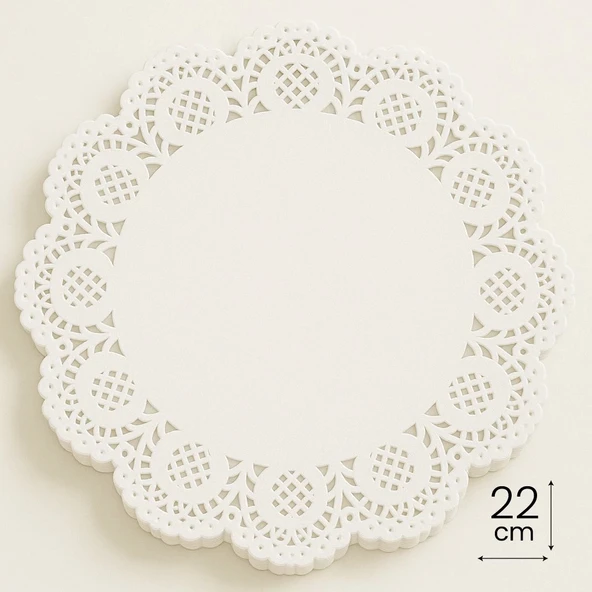 Supertrend Dantel Kağıt 22cm 100 Adet - 1