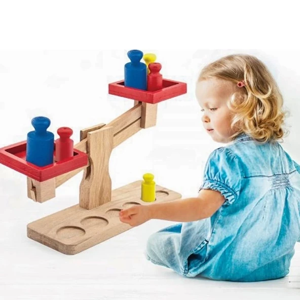 ONY-409 KUTUDA AHŞAP TERAZİ - Resim 2