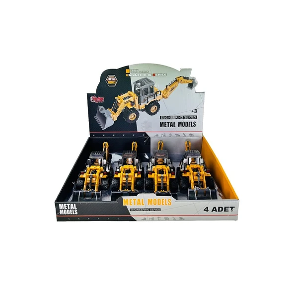 SZT-8881 SÜRTMELİ 1 55 METAL İNŞAAT ARACI KAZICI YÜKLEYİCİ ürün görseli