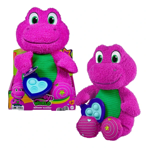 HYG89 Fisher-Price Kalp Yapan Barney Pelüş Oyuncağı ürün görseli