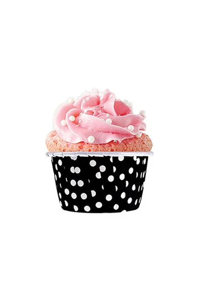 Supertrend Muffin-Kek Kapsülü Siyah Puantiyeli 50li - 3