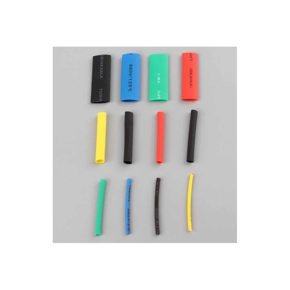 Renkli Isıyla Daralan Makaron Seti - 530 Adet - Resim 4