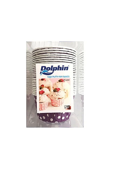 Supertrend Muffin-Kek Kapsülü Mor Puantiyeli 25li - 4