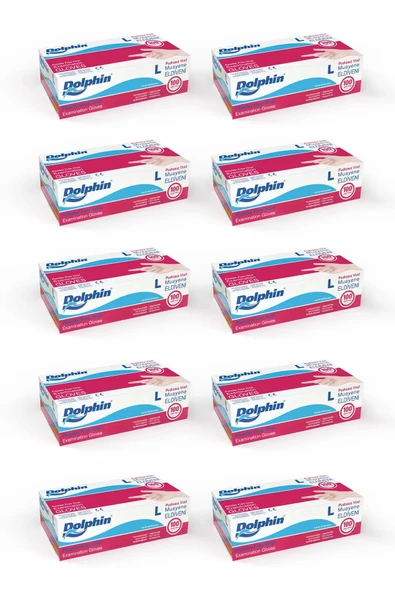 Supertrend Beyaz Vinil Eldiveni Pudrasız L 100 Adet x 10 Paket ürün görseli