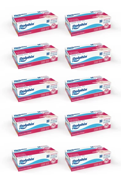 Supertrend Beyaz Vinil Eldiveni Pudrasız M 100 Adet x 10 Paket ürün görseli