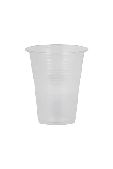 Plastik Bardak Ekonomik Şeffaf 180cc 100 Adet x 30 Paket Koli - Resim 2