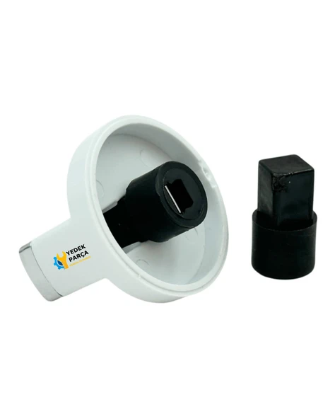 Beko Uyumlu BOCL T 6510 EB Gazlı Ocak Düğmesi Takımı – 4’lü Beyaz Çizgili - Resim 2