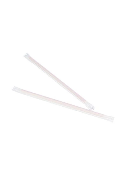 Kağıt Sargılı Pipet 5mmx22cm 200lü - Resim 2