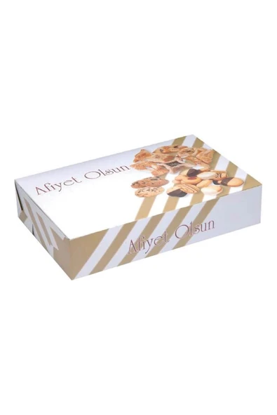 Karton Kurabiye Kutusu 1000gr 200lü ürün görseli 1