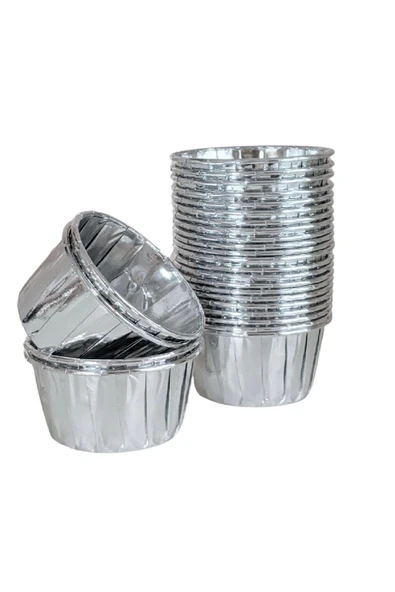 Supertrend Muffin-Kek Kapsülü Gümüş 25li ürün görseli 1