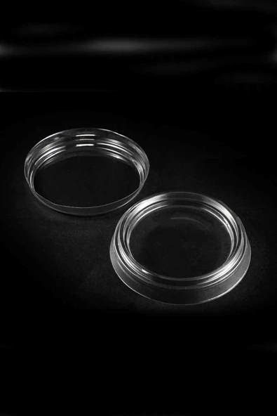 Plastik Silindir Tatlı Kasesi Kapağı 250cc 15li ürün görseli 1