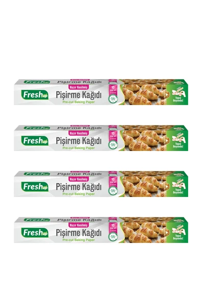 Supertrend Kesilmiş Pişirme Kağıdı 37cm x 42cm 10 Yaprak x 4 Paket ürün görseli