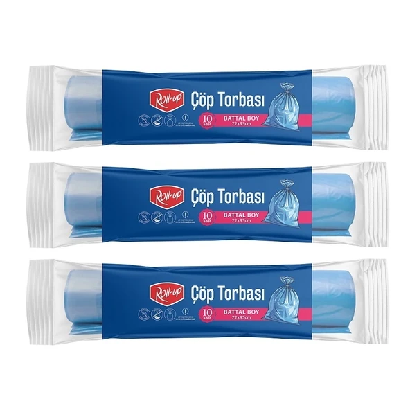 Supertrend Çöp Torbası Battal 72x95cm 10 Adet x 3 Paket ürün görseli 1