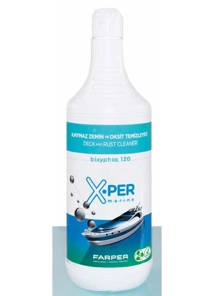 X-PER MARİNE BİXYPHOS 120 KAYMAZ ZEMİN VE OKSİT TEMİZLEYİCİ 1 L ürün görseli 1
