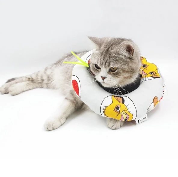 Benny Yastık Yakalık, Kediler ve Mini Irk Köpekler İçin Elizabeth Yakalık Medium - Resim 3