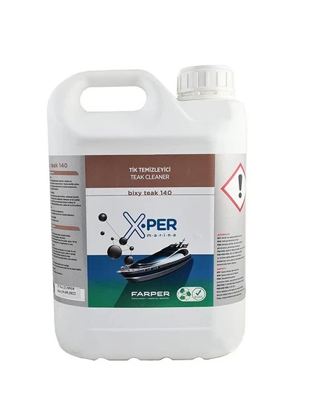 BIXY TEAK CLEANER 140 TİK TEMİZLEYİCİ 5 LT TEKNE VE YAT İÇİN ürün görseli 1