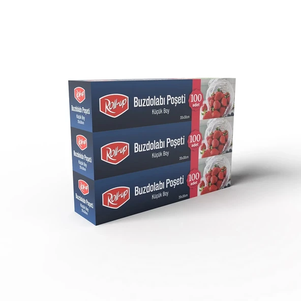 Supertrend Küçük Boy Buzdolabı Poşeti 20x30cm 100'lü x 3 Paket (300 Adet) - Resim 2