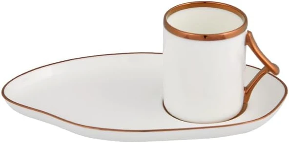 Porland Limoges Bronz 2 Kişilik Kahve Takımı 85cc ürün görseli