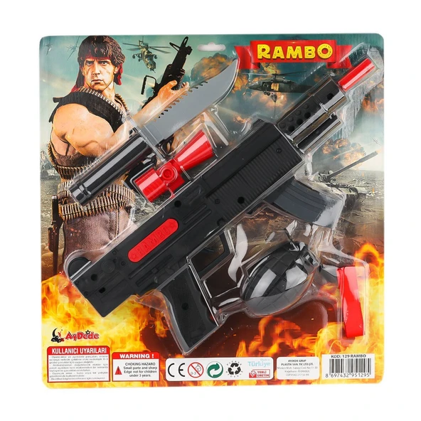 129 Kartela Rambo Silah Seti -Aydede ürün görseli