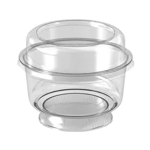 Supertrend Plastik Kristal Tatlı Kasesi ve Bombe Kapak Set 20li ürün görseli 1