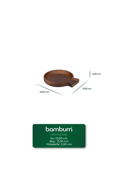 Bambum Nero - Lupo Kirli Kaşık Altlığı - Resim 2