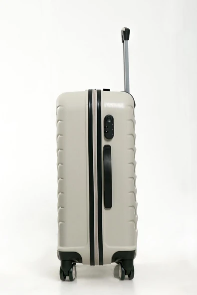 Celonia YEFA PP Polipropilen Kırılmaz Kabin & Orta & Büyük Boy 3'lü Valiz Seti - Resim 5