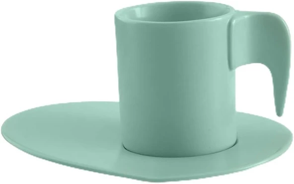 Jumbo Elefas Yeşil Tek Kişilik Fincan Takımı ürün görseli 1
