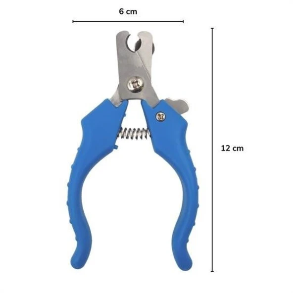 BUFFER® Evcil Hayvan Kedi ve Köpek Paslanmaz Çelik Yaylı Tırnak Makası ve Düzeltme - 5