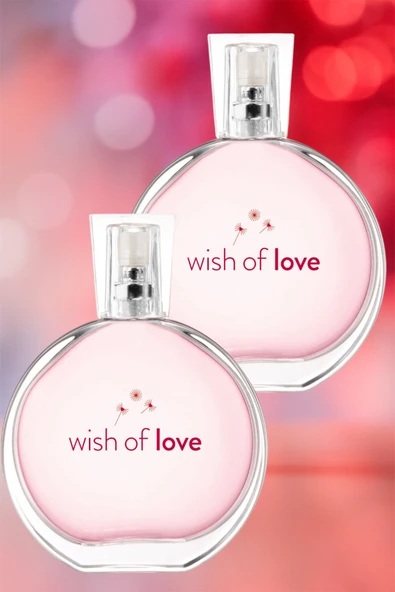 2'li Wish Of Love Kadın Parfüm Edt 50 ml - Resim 2