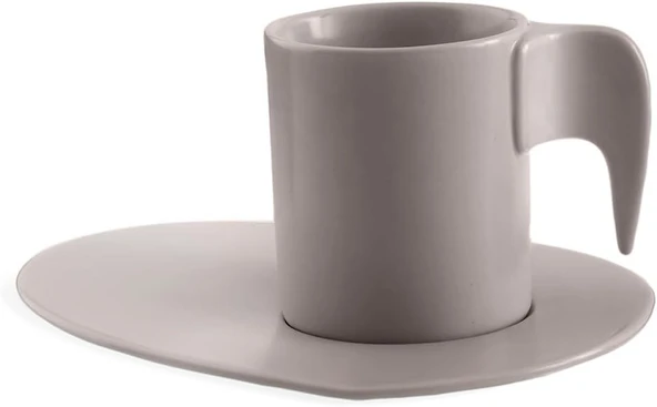 Jumbo Elefas Gri Tek Kişilik Fincan Takımı ürün görseli