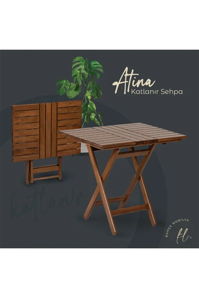 ATİNA KATLANIR MASA 80X140X74