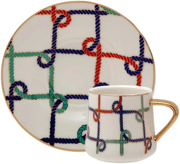 Jumbo Mareen 2 Kişilik Kahve Fincan Takımı - Resim 2