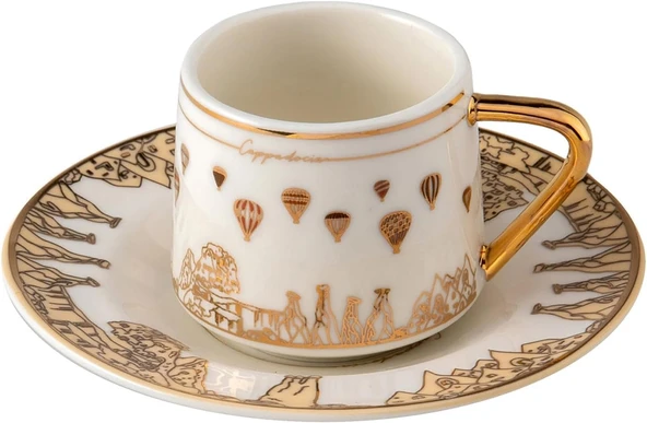 Jumbo Capadocia 2 Kişilik Kahve Fincan Takımı