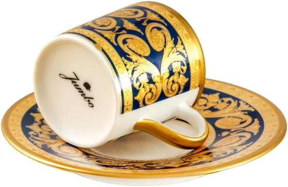Jumbo Palast Mavi 2 Kişilik Kahve Fincan Takımı - 3