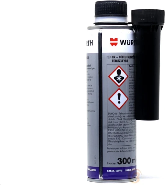 WÜRTH DİZEL YAKIT SİSTEM.VE ENJEKTÖR TEM.300ML - 2