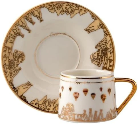 Jumbo Capadocia 2 Kişilik Kahve Fincan Takımı - 2