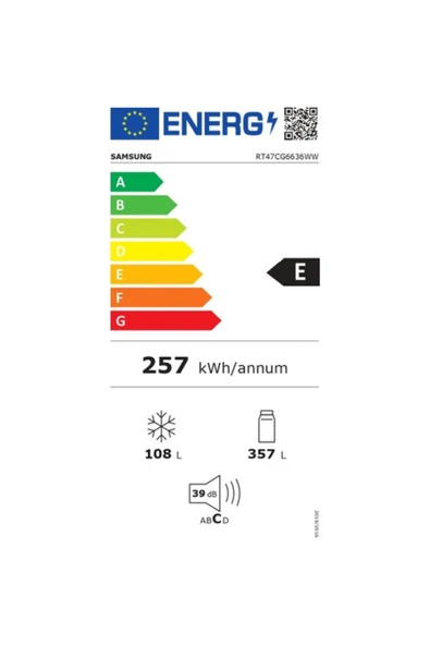 Samsung RT47CG6636WW Çift Kapılı No Frost Buzdolabı - Resim 2