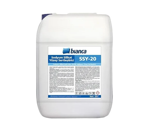 Bianca Ssy-20 Sodyum Silikat Yüzey Sertleştirici 20 Lt