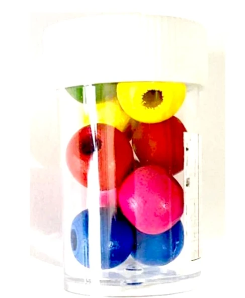 Ahşap Boncuk 15Mm - 3 adet ürün görseli 1