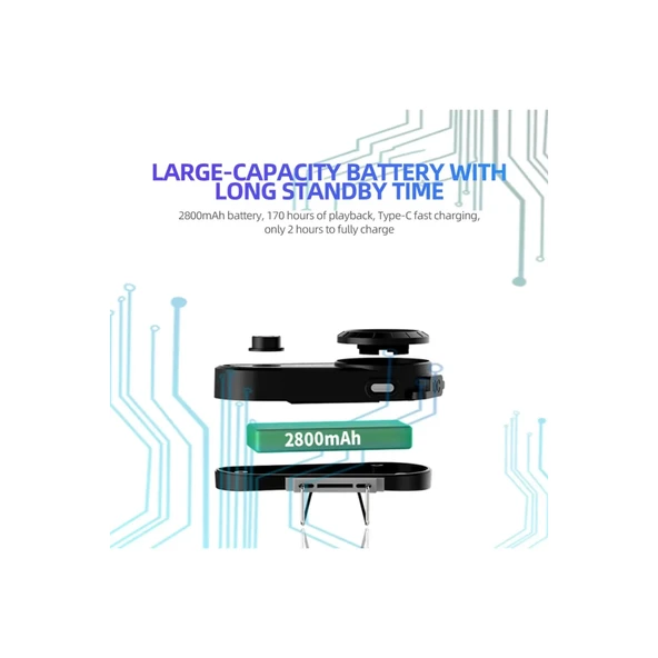 A30 Motosiklet Kask Kulaklık Intercom Işıklı 2 Eşleşme Özellikli - 3