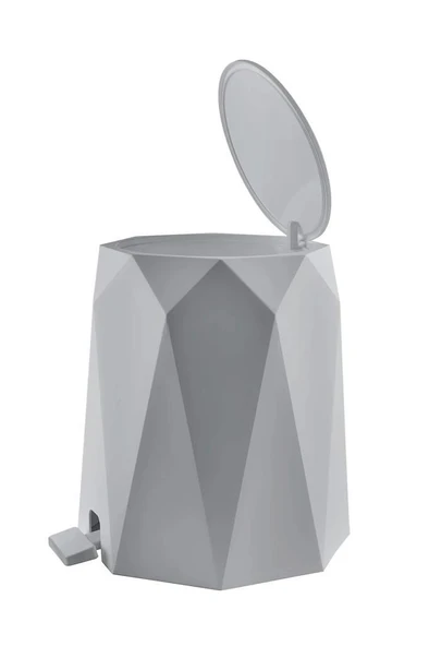 Omnipazar ELF-476 Geo Plastik Pedallı Çöp Kovası 4 Litre - 7