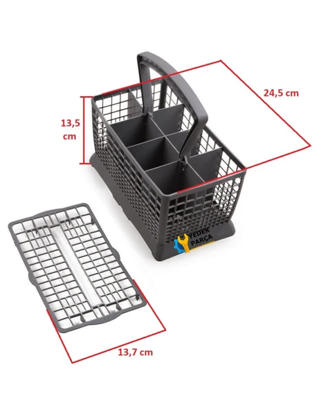 Arçelik Beko Uyumlu Bulaşık Makinesi Çatal Kaşık Sepeti - Resim 2