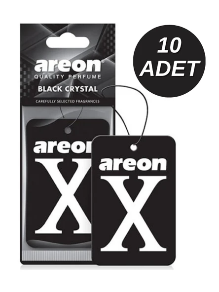 Areon X Black Crystal 10'lu Oto Araç Kokusu ürün görseli