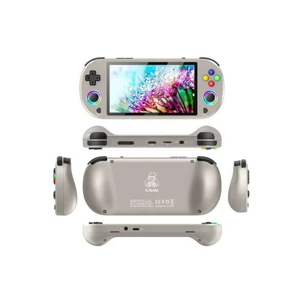 M22 Pro Retro Oyun Konsolu 5.0 ’’ıps Ekran Dahili 20000+ Oyun Emülatörleri Rgb Led Joystick - 2