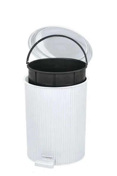 Omnipazar ELF-N320 Nostalji 3 Boy Plastik Pedallı Çöp Kovası - 6