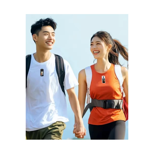 S70 Mıknatıslı Yaka Kamerası Hd Kalite, 30 Fps, Kolay Bağlantı, Boyun Askısı 2.7k Siyah - 5