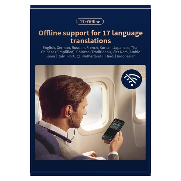 Kameralı 140 Dilde Wifi Özellikli Translator Elektronik Çeviri Cihazı Türkçe Menü - 5