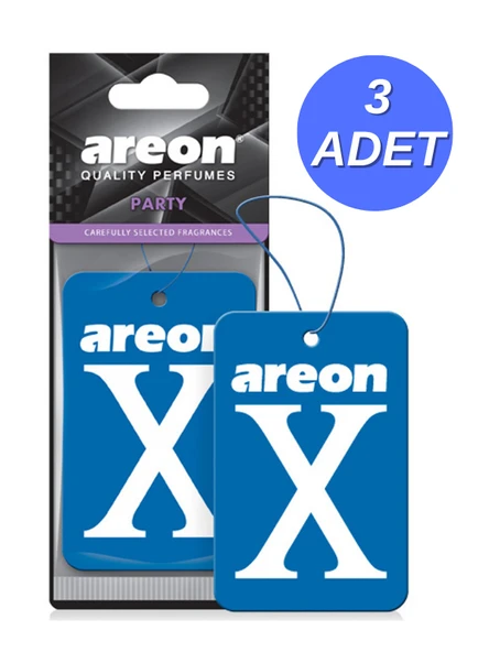 Areon X Party 3'lü Oto Araç Kokusu ürün görseli