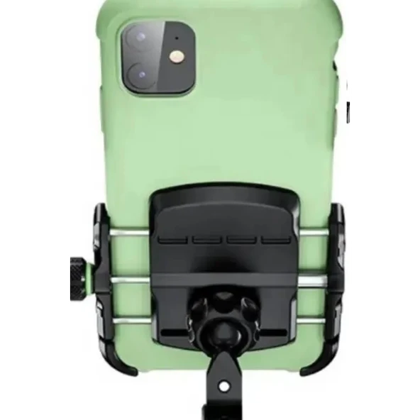 Bst3 Motosiklet Gidon Ve Ayna Bağlantılı Motor Ve Bisiklet Uyumlu Telefon Tutucu - 2